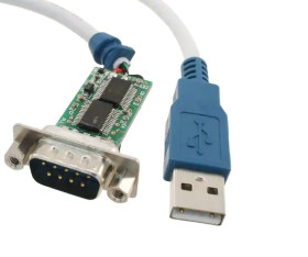 Kabel konwertera złącze A USB A złącze B D-sub, 9-pinowe rodzaj B Męskie standard USB 2.0 FTDI Chip