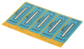 Pasek temperaturowy maksymalna czułość +161°C minimalna czułość +204°C