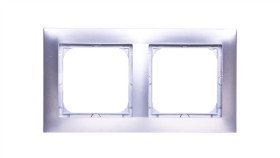 Impresja Ramka Podwójna Srebrna R-2Y/18