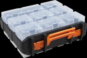 1545183 Boxed assortment, 350 x 135 x 310 mm, 18 compartments
