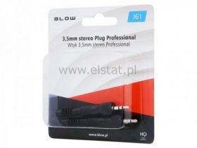 Jack 3,5 WTYK stereo metal, profesjonalny ( 2 szt)