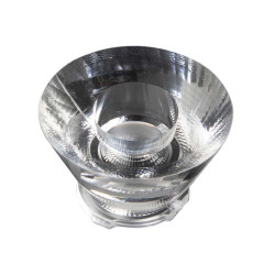 Soczewka LED owalna, kąt widzenia 10° Bezbarwny Metakrylan polimetylu (PMMA) Okrągły, Ledil, seria: ILONA