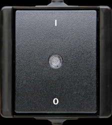 540205004 proAQA - Off switch, 2-pole, black