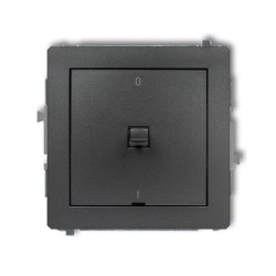 DECO Łącznik dwubiegunowego w stylu amerykańskim grafitowy 11DWPUS-9