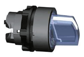 3-pozycyjny wycięcie: 22mm Sprężyna powrotna do środka IP65 Schneider Electric siłownik: Standardowy niebieski uchwyt