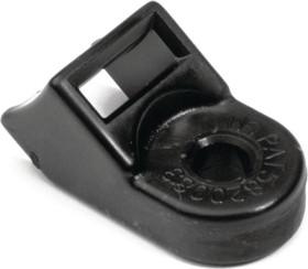 Mounting base, for screw fastening, PA, heat stabilized, black, (L x W x H) 36.3 x 19.3 x 16.7 mm, 151-00437