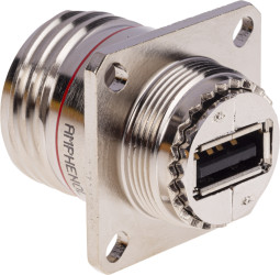 Złącze USB A Montaż na panelu Żeński 2.0 ,1-portowe