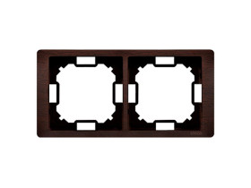 SIMON BASIC NEOS Ramka 2 podwójna uniwersalna mahoniowa hydrografika BMRC2/050 KONTAKT SIMON