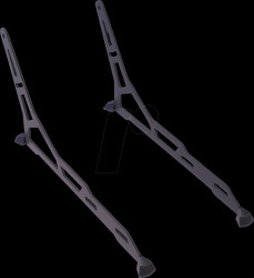 VPC-610-002 VIRPIL Controls Universal Angled Panel Mount - black