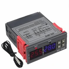 STC-3018 12V / 24V / 220V Cyfrowy kontroler temperatury C/F Termostat Przekaźnik 10A Ogrzewanie / Chłodzenie Termoregulator z Po