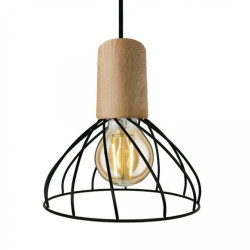 Lampa wisząca Moderno czarno - brązowa1xGU10 Light Prestige