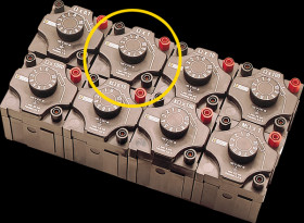 P03197522A Resistance decade, 1 Ohm - 10 Ohm