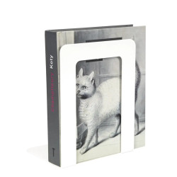 Podpórka pod książki uniwersalna biała klasyczna