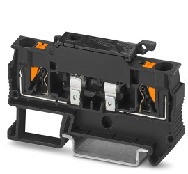 Złączka szynowa bezpiecznikowa Phoenix Contact poziomy: Pojedynczy 10AWG PTC 4 6.3A