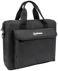 Torba na laptopa Manhattan 439862 439862, 31,8 cm (12,5") , (S x W x G) 330 x 270 x 58 mm, czarny