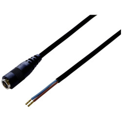 BKL 075188 Low Power Cable 1m 5.50mm x 2.50mm open Cable ends