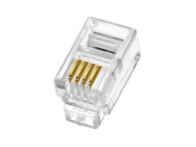Wtyk modularny 4p4c (RJ9, RJ10, RJ22)