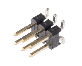 Złącze szpilkowe 6-pinowe M20 raster: 2.54 mm Prosty 2-rzędowe HARWIN Powierzchnia Bez osłony