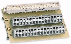 Moduł przejściowy do wtyku typu C 64-torowy 289-422 /1szt./