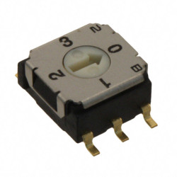 Przełącznik obrotowy 4-pozycyjny SP4T SMD 100 ma -40 → +80°C