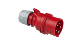 Wtyczka Siłowa 5P 16A 400V Przenośna Ip44 Zwrotnica Faz Shark Pce Na Kabel