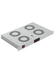 MIRSAN Wentylator z termostatem analogowym ( 4x wentylator ) czarny ( seria GTN/GTV/GTS )