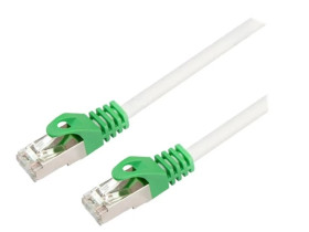 CQ2029X Patch cord S/FTP 6 drut Cu LSZH szary 10m 27AWG Øprzew: 5,9mm