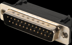 114-25-1-00-10-60 D-SUB plug, 25-pin, for IDC ribbon cable