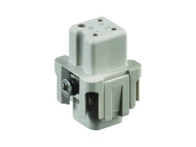 Moduł złączy dużej mocy 4-pinowe TE Connectivity 10A 3 + PE Żeński Zacisk skręcany Wciskane Proste