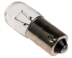 Oświetlenie wskaźnika 30 V BA9s bezbarwna 6.3 lm RS PRO rozmiar T3 1/4