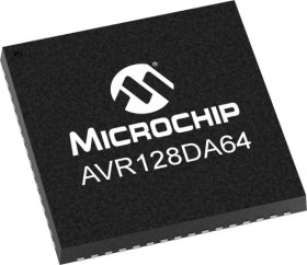 Mikrokontroler Microchip AVR VQFN 64-pinowy Montaż powierzchniowy AVR CPU 128 KB 8bit 24MHz Flash