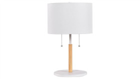 Lampa Stołowa Fogo 2Xe27 Biała Lp-0304/2T Wh Light Prestige