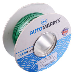 Green 1.5mm² Oceanflex Tinned Copper Cable 21/0.3mm 50M