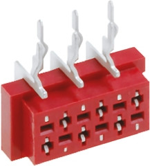 Gniazdo PCB 10 -pinowe 2 -rzędowe raster: 1.27mm typu płytka – płytka Kąt Proste Przewlekany