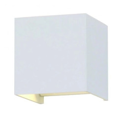 Kinkiet LED VT-759 6W 3000K 660lm BIAŁY KWADRAT IP65 A++ 7079