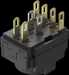 Switch element, 3 Form A (N/O), 150 V, 3 A, 61-8430.22