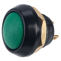 ITW 59-113 Green Round IP67 Mom Switch Solder Term