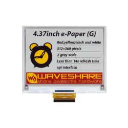 4-kolorowy wyświetlacz e-Paper E-Ink 4,37&quot; 512x368 (G) - Waveshare 22753