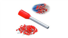 Trytyt Końcówka Tulejkowa Izolowana Dui-1,0-10Cr Czerwony 100Szt