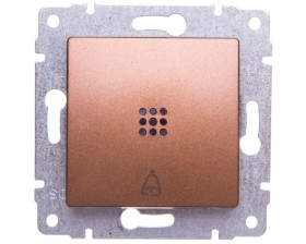 VENA Przycisk /dzwonek/ z podświetleniem patyna 523014