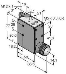 Przełącznik luminescencji Turck QL56M6XD15BQ 3081326 1 szt.