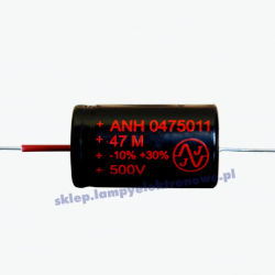 Kondensator 47uF/500V Axial JJ