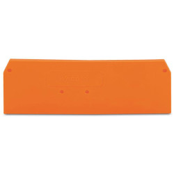 WAGO 280-315 2.5mm 4-cond. Disc. End &amp; Interm. Plate for 280-836 Orange
