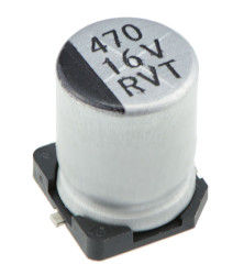 22uF 25V SMD Electrolytic Capacitor 105°C