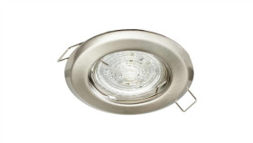 Oprawa Alfa Okrągła Stała Bs Chrom Mat Stalowa