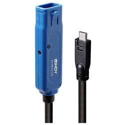 LINDY 43381 USB cable USB 3.2 Gen 1 USB-A to USB-C 8m Black Blue