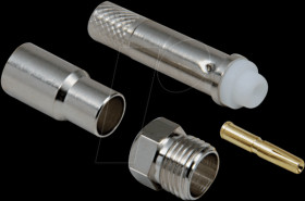 0412003 FME jack, crimp type, RG 58