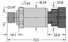 Turck Przetworniki ciśnienia 1 szt. PT600R-2104-I2-AMPS1.5