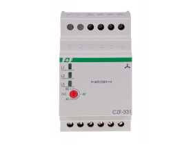 Czujnik zaniku i asymetrii faz 3-fazowy 2P 400V+N CZF-331 TRMS F&F FILIPOWSKI