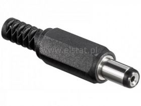 Wtyk DC 1,7/ 5,5mm; długość 9,5mm